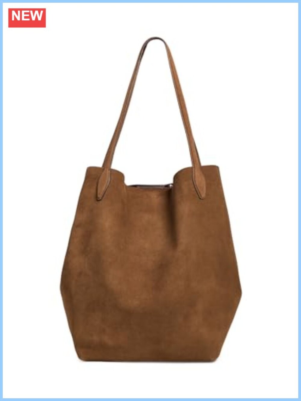 Madewell The Oversized Shopper Tote in Soft Grain Suede